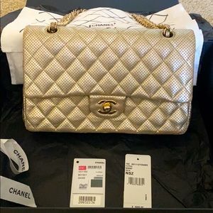 Chanel Classic DBL Flap Perforated Medium Double